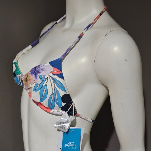 O'Neill Abbie Floral Madrid Bikini Top - Picture 3 of 7
